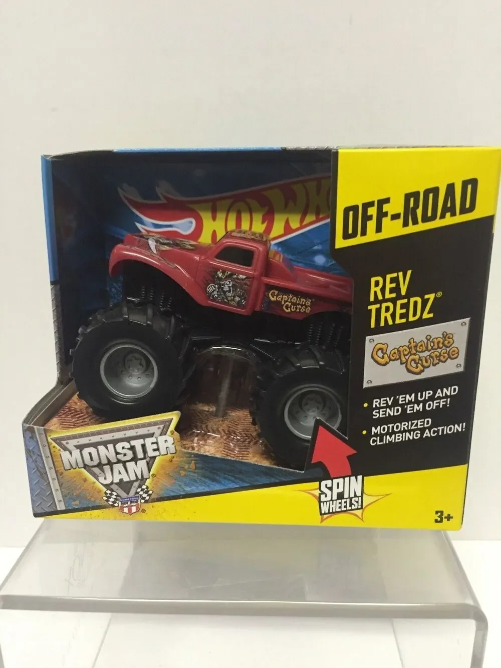 Hot Wheels Monster Jam Rev Tredz Iron Man Monster Truck 1:43 CHV35